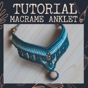 Tutorial-macrame tobillera Aisha Creations