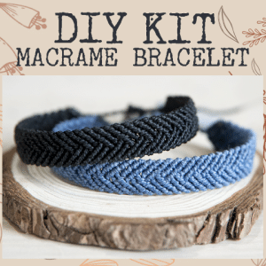 Kit DIY pulsera macramé